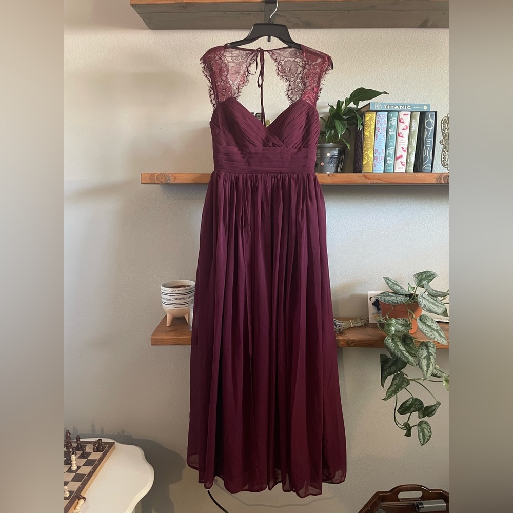 Burgundy Formal Gown
